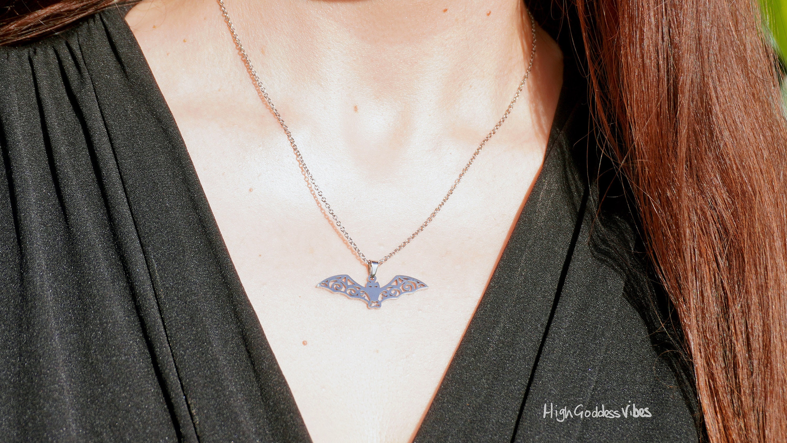 Collana con ciondolo a forma di luna - Gioielli - Collane - di Crea... | su