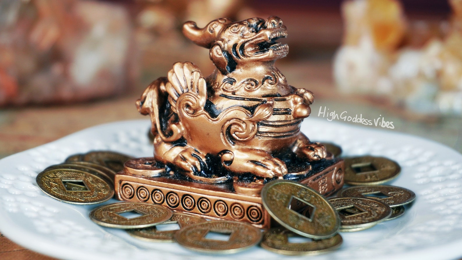 Pixiu Prosperity Statue – Chinese Feng Shui Wealth Attraction Figurine ...