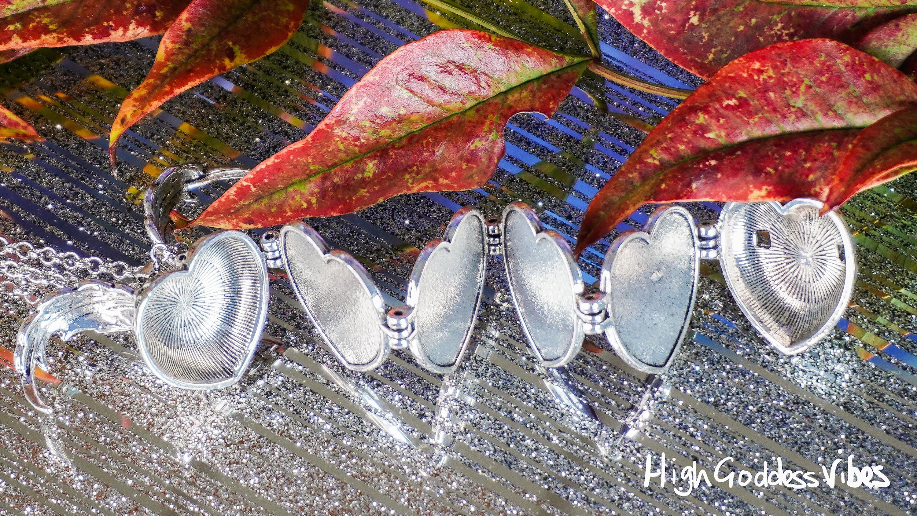 Sterling Silver Angel Wings Heart Locket Necklace- 18" Chain - CF125WCC7FN - View #4