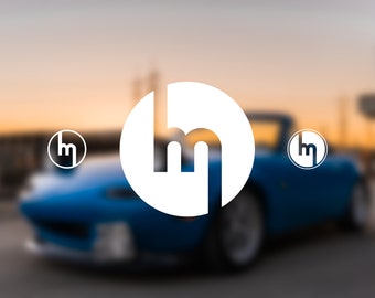 Mazda Logo Sticker | Premium Film - Weatherproof | Original Vintage Eunos Lettering MX5 / Miata / RX7