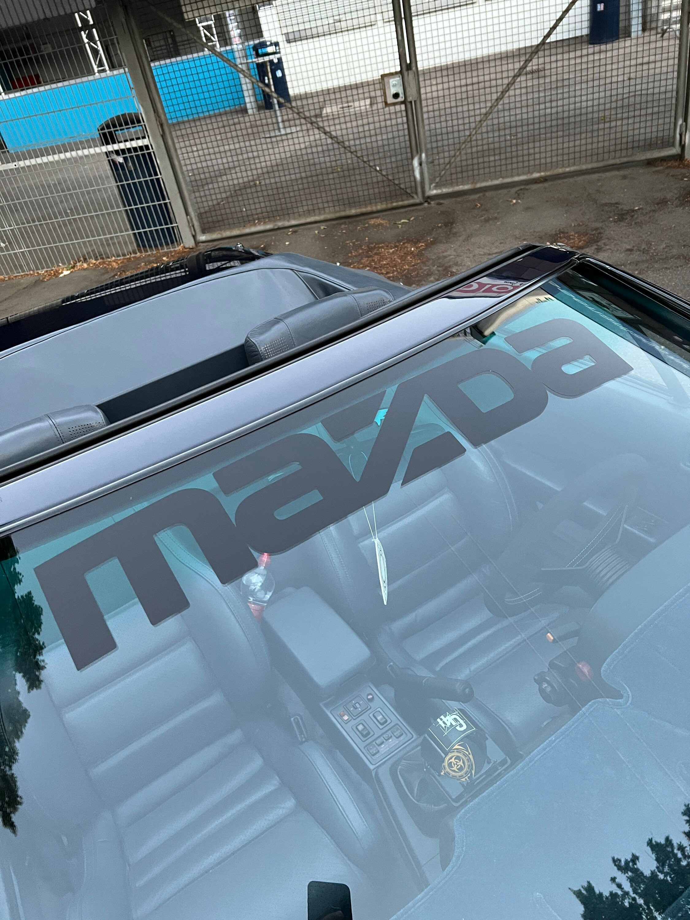 Window Wedge / Window Banner | Mazda Logo Sticker in Desired Color ...