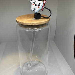 Stanley straw topper/Nursing straw cap for tumbler/characters straw topper