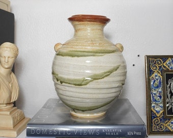 Studio Pottery Vase / Handmade Vase / Bohemian Vase / Japandi Vase / Handthrown Pottery Vase / Earthy Natural Decor