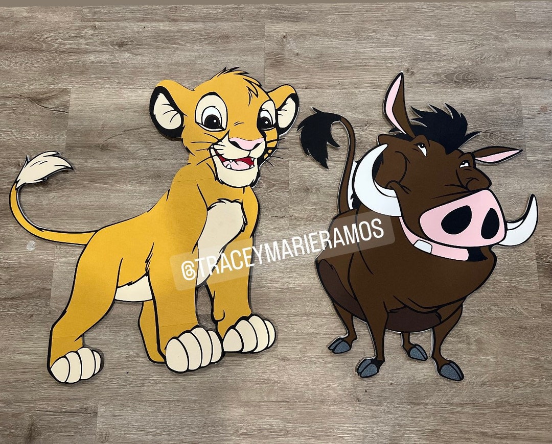 Lion King Cutouts/ Lion King Party Props - Etsy