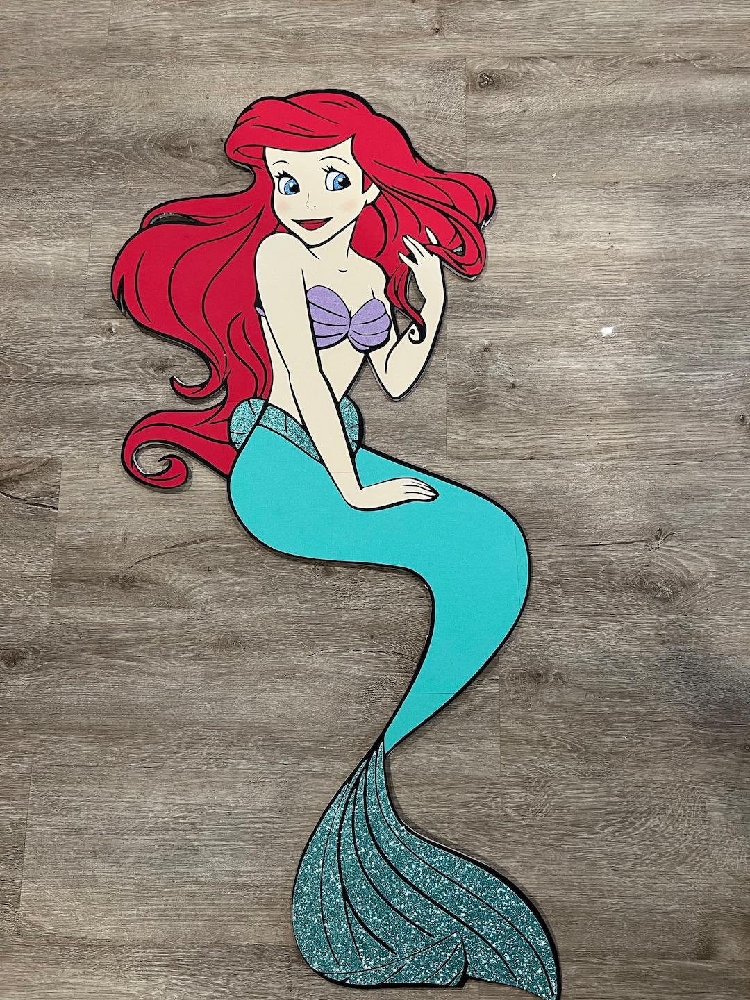 Mermaid Cutout| Mermaid Party Decorations| Princess Birthday - Etsy