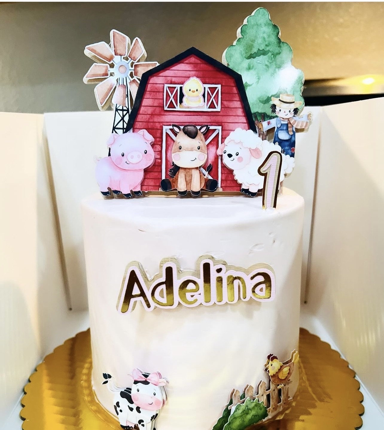 Farm Animal Cake Topper | Barn Animal Cake Topper | Topper De Granja - Etsy