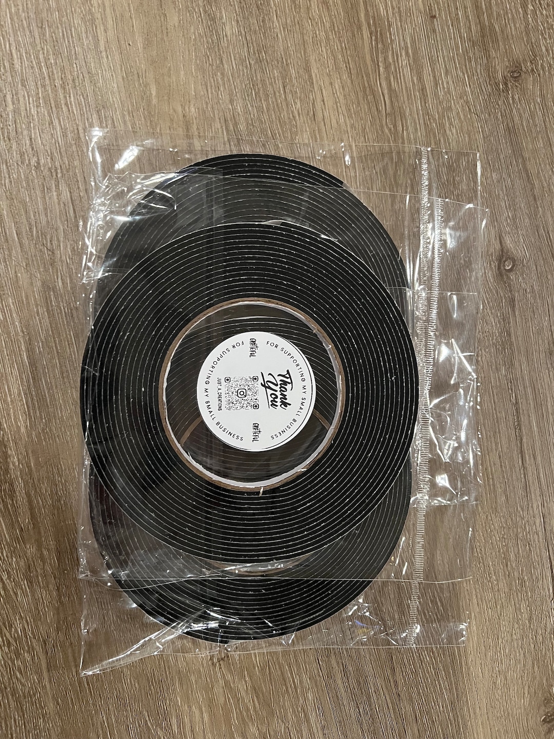 Black Double Sided Adhesive Foam Rolls Double Sided Foam Tape/ Black