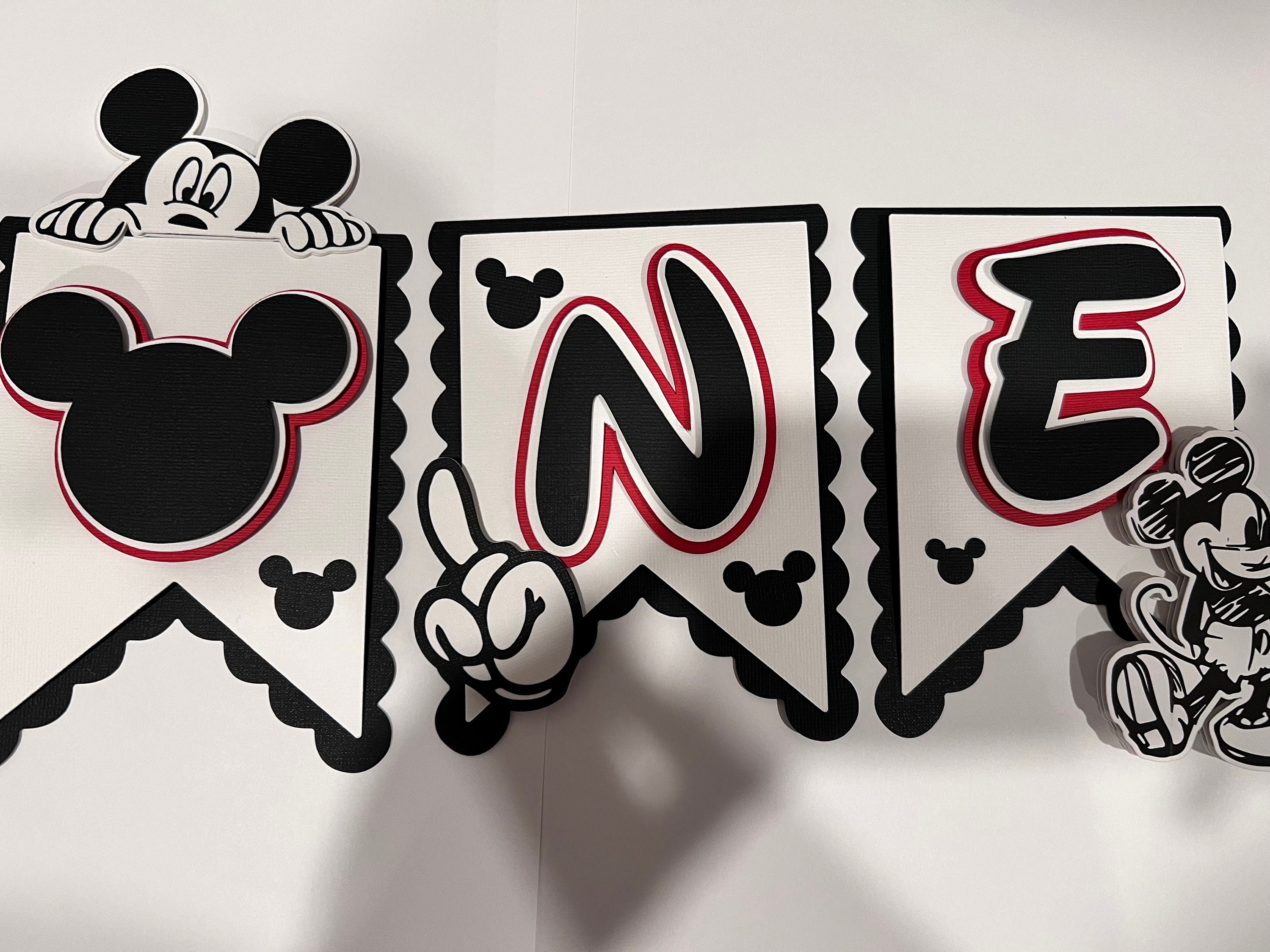 Mickey Mouse Banner - Etsy