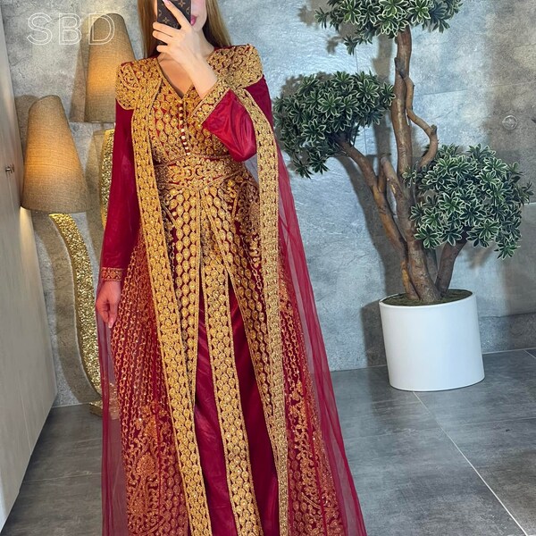 Dubai Style Kaftan With Different sleeve main image 1