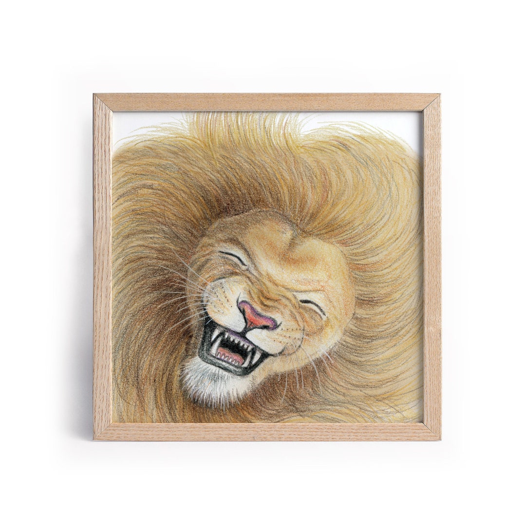 Printable Lion Picture / Safari Lion Print for Nursery / Funny Baby Printable Lion Picture / Safari Lion Print for Nursery / Funny Baby