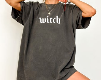 Witch Comfort Color Shirt, Feral T-shirt, Supernatural Graphic Printed Tee, Bruja, Feral Mama Mothers Day Shirt, Gift for Mom, Halloween Tee
