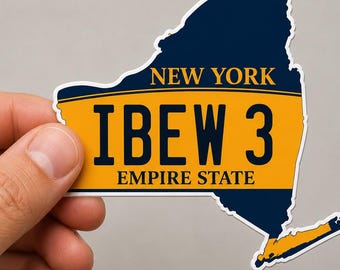 IBEW 3 Union Sticker | Electrician Union Sticker | Electrician Hard Hat Sticker
