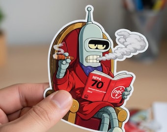 Bender Code Guru Electrcian Sticker | 3-6 in