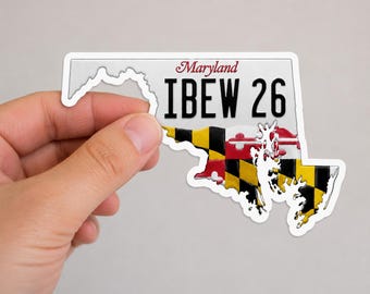 IBEW 26 Sticker | IBEW DMV | Electrician Union Sticker | Electrician Hard Hat Sticker