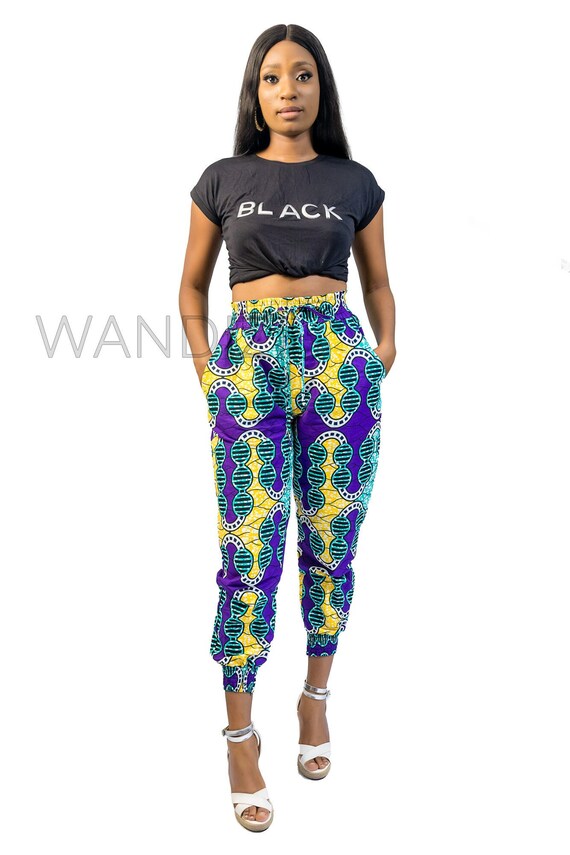 Ankara matching set, African two piece set, Ankara top and pants, African  top, Ankara pants, African wax print, African clothing for women