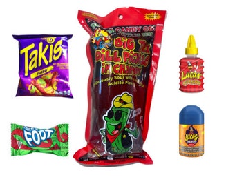 Alamo Chamoy Pickle Kit 3.| TikTok Chamoy Pickle Kits | 5pc kits
