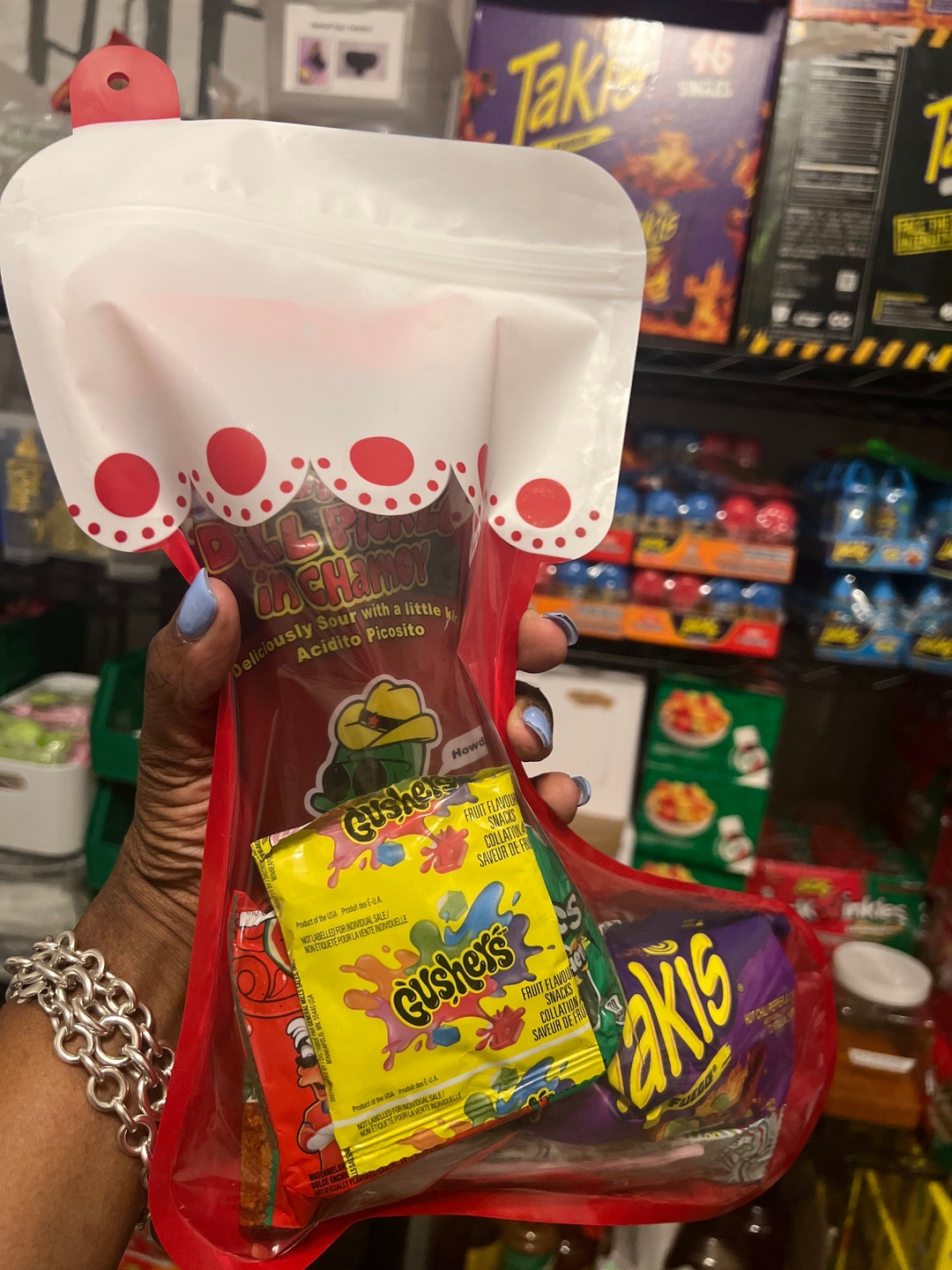 Alamo Chamoy Pickle Kit With Takis Chamoy Pickle Christmas Etsy Australia