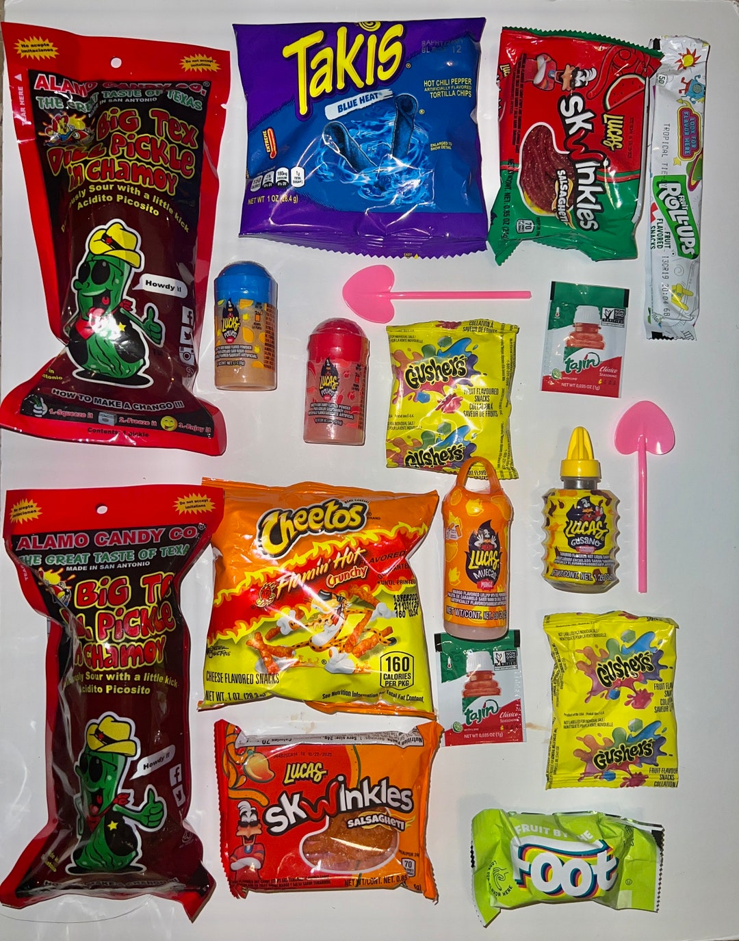 Free Pickle With This Kit Only 18pc Mango Hot Cheetos & Blue Takis