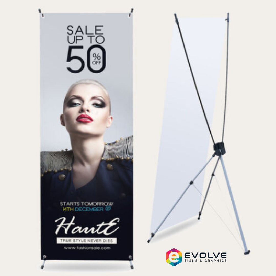 Custom X Banners, X Banner, Affordable Banner, Business Banner, Custom