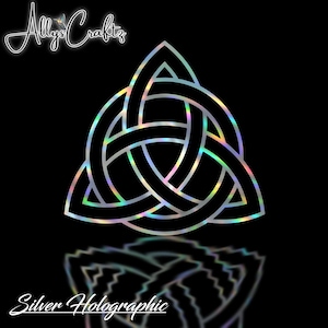 Celtic Trinity Knot Decal Car/Truck/Windshield/Bumper/Laptop/Vinyl/Holographic/Decal/Accessories