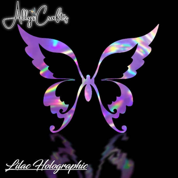 Butterfly Decal Car/Truck/Windshield/Bumper/Laptop/Vinyl/Holographic/Decal/Accessories/Pretty/Butterfly