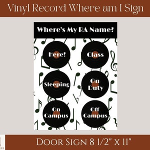 Vinyl Record Where&#39;s My RA Sign - Digital Download