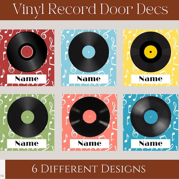 Vinyl Record Door Dec - Digital Download