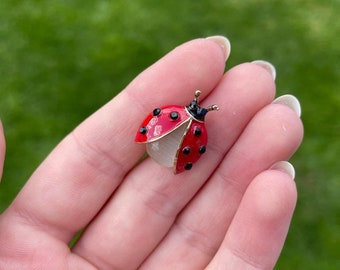 Ladybird brooch, ladybug brooches, lucky ladybird pin, brooches, pins, gifts for women, Mother’s Day gift, lucky charm