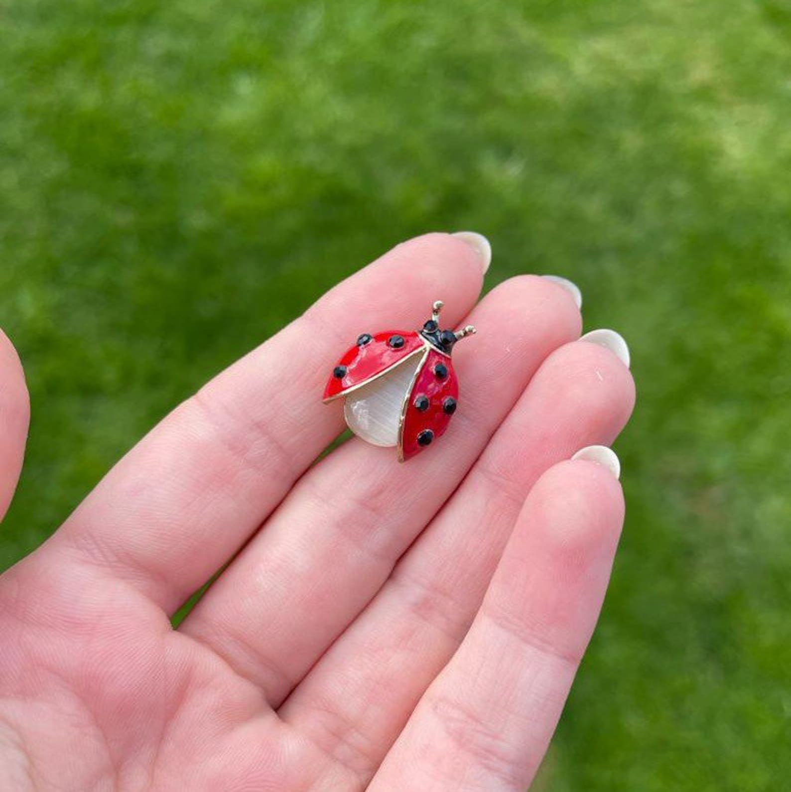Ladybird Brooch, Ladybug Brooches, Lucky Ladybird Pin, Brooches, Pins
