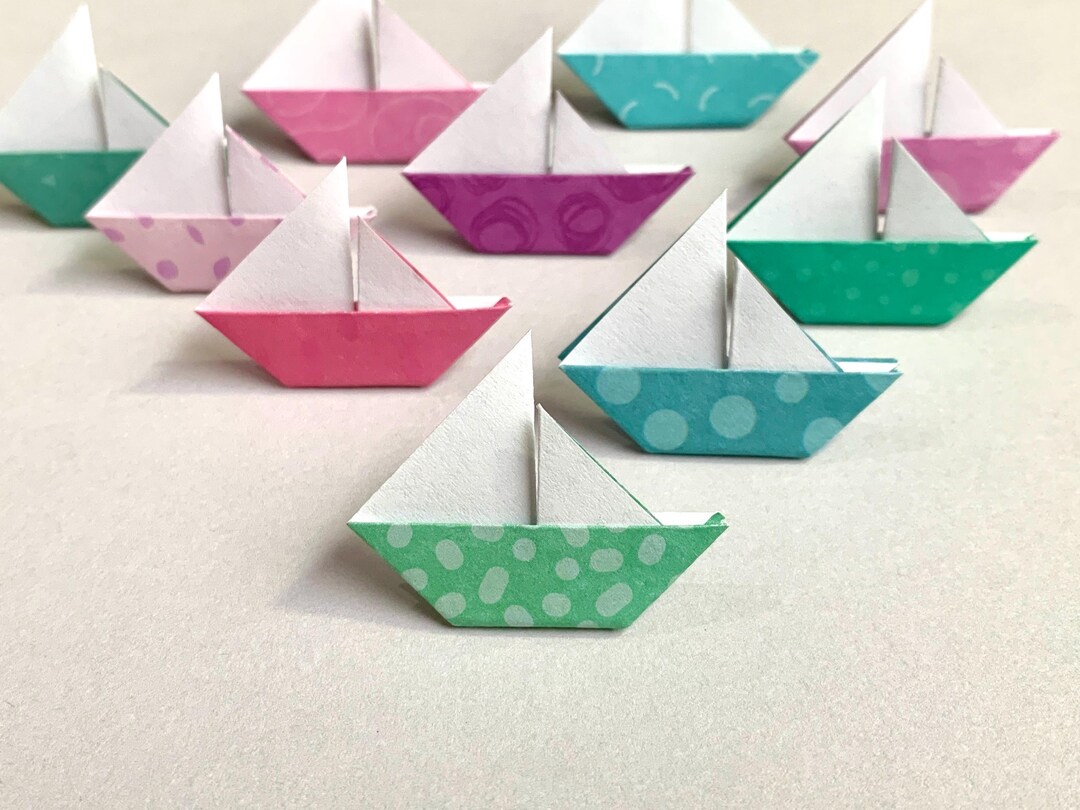 10-origami-boats-paper-sailboat-select-size-boat-decoration