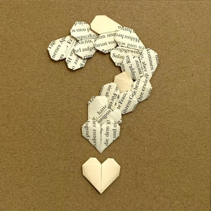 Personalisierte Karte mit Wunschtier, Origami Tierkarte, Dein Wunschtext, Origami Überraschungskarte, Süße Tierkarte, Upcycling