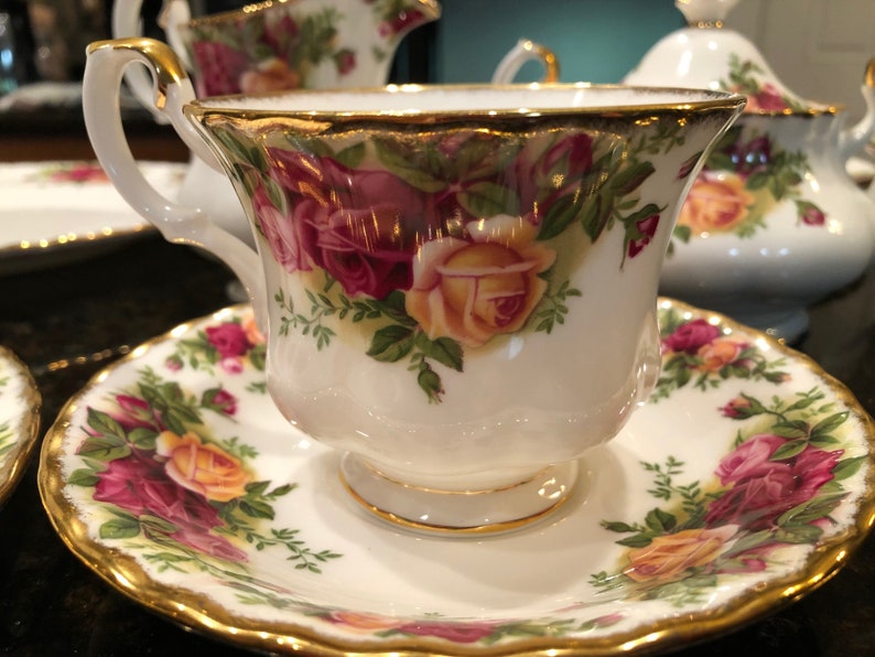 Royal Albert Old Country Rose China Set Etsy