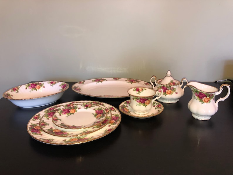 Royal Albert Old Country Rose China Set Etsy