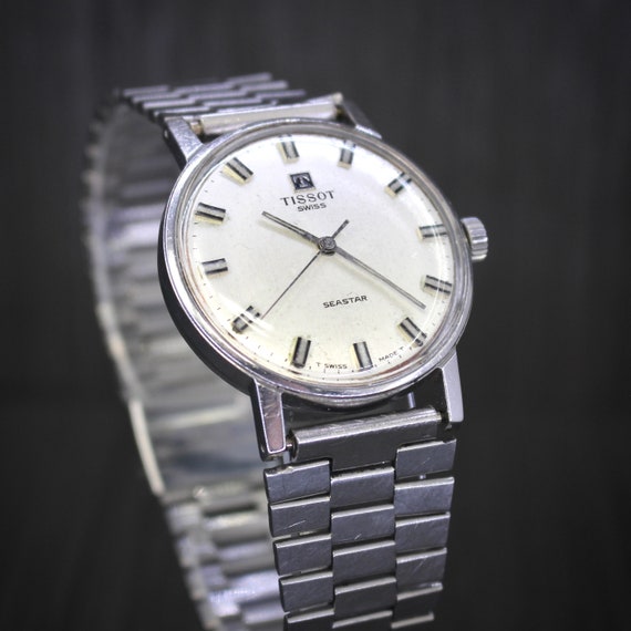 Vintage TISSOT SEASTAR automatic watch. Birth yea… - image 1