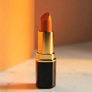 Aloe & Rosemary Lipstick w/ Lip Gloss- Sunset Peach Color, Natural Herbs Lip Makeup