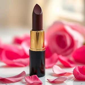 Frankincense & Myrrh Burgundy Lipstick: 100% Natural, Vegan
