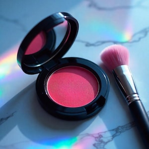 Herbal Blush, Natural Herbs & Minerals Blush, 100% Natural Rahab Red