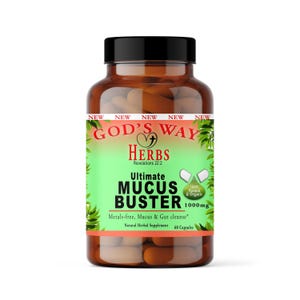 Dr. Sebi Mucus Buster: Natural Herbal Cleanse (60ct)