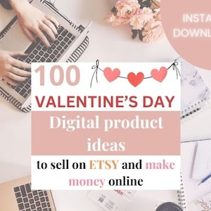 100 digitale Produktideen für 2024, meistverkaufte Produkte für ein passives Einkommen, Bestseller bei ETSY, Druckvorlagen und Vorlagen für den Online-Verkauf