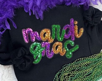 Mardi Gras Sequin Sweatshirt