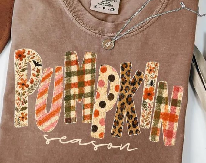 Pumpkin Season  T-shirt, Trendy Autumn Shirt, Fall Shirt