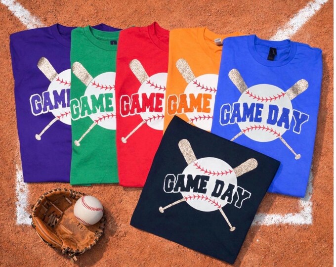 Baseball Chenille, Felt Patch Shirt