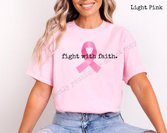 Faith Breast Cancer Awareness Shirt, Pink Ribbon Shirt