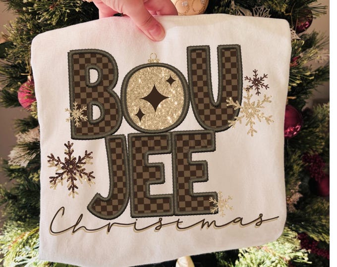 Boujee Christmas T-shirt, Christmas shirt, Christmas Fashion Tshirt