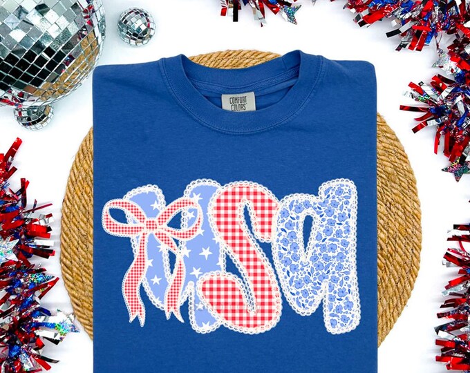 USA Tshirt, Memorial Day, July 4 holiday shirt, patriotic shirt, comfort colors