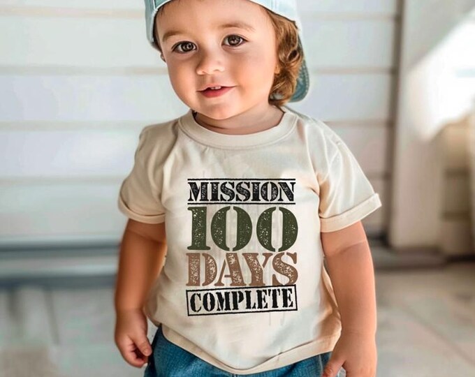 Youth - Mission Complete 100 Days of School T-Shirt