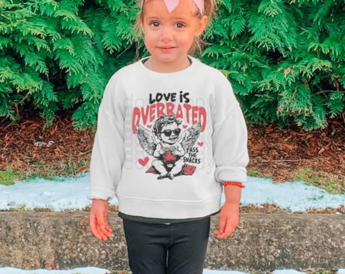 Youth - Love overrated Pass the Snacks Valentine Shirt