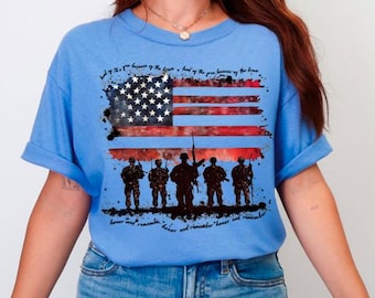 Remember the Brave Tshirt - July 4th Shirt, memorial day shirt