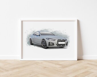 Bmw 4 Series Gran Coupe 1:43 Kyosho Silver - Etsy