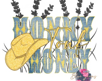 Honky Tonk Honey Png, Country Western Png, Country Png, Boho Png, Png Files, Png Designs, Sublimation download, Png For Sublimation